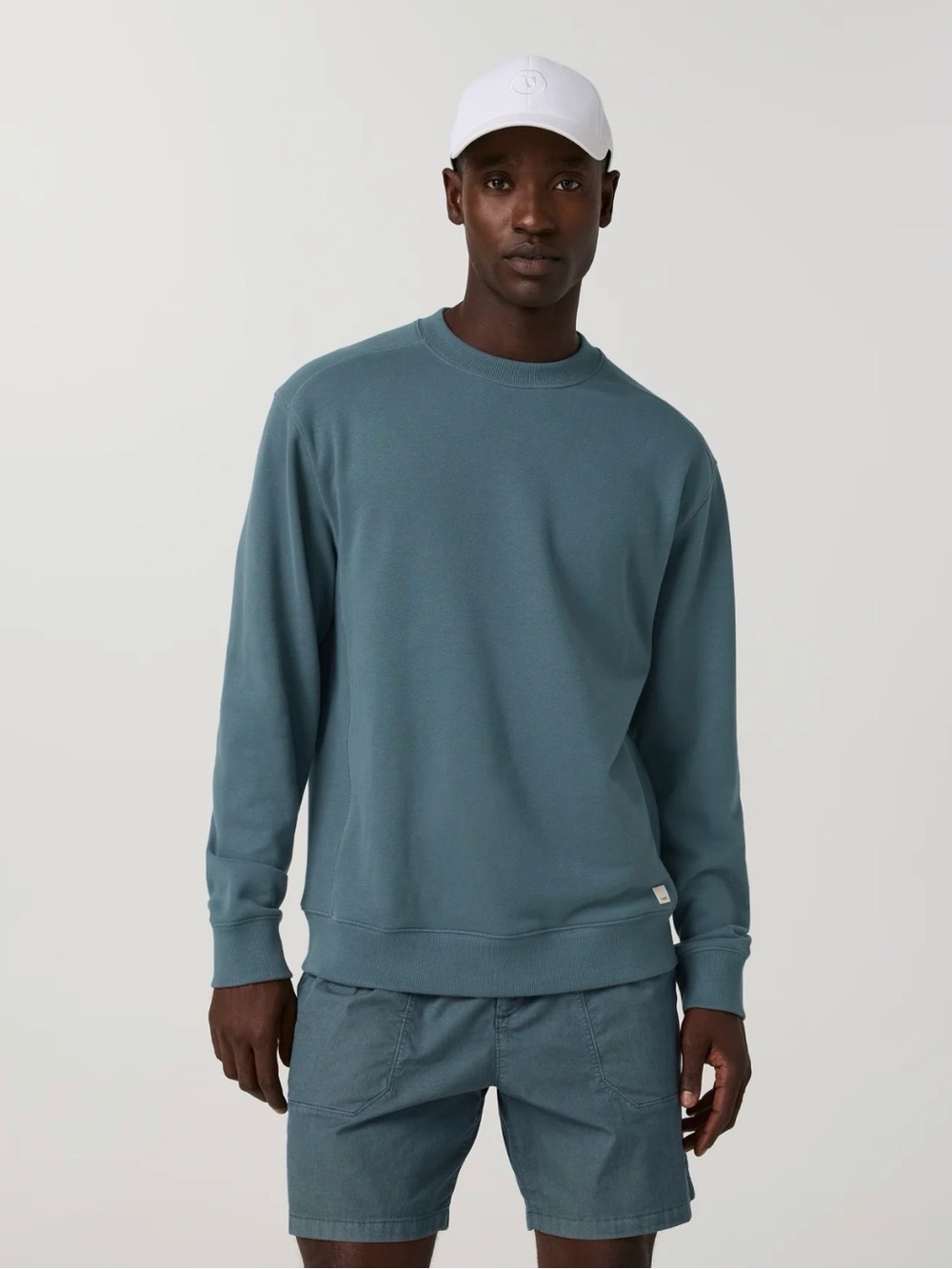 Vuori Men’s Cypress Vintage Crew Blue Sea